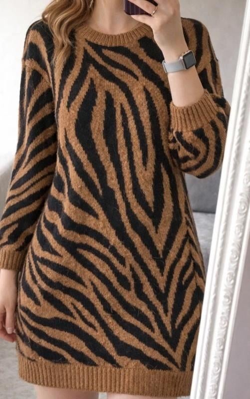 Sweaterdress met zebraprint van Na-KD, Ophalen of Verzenden, Zo goed als nieuw
