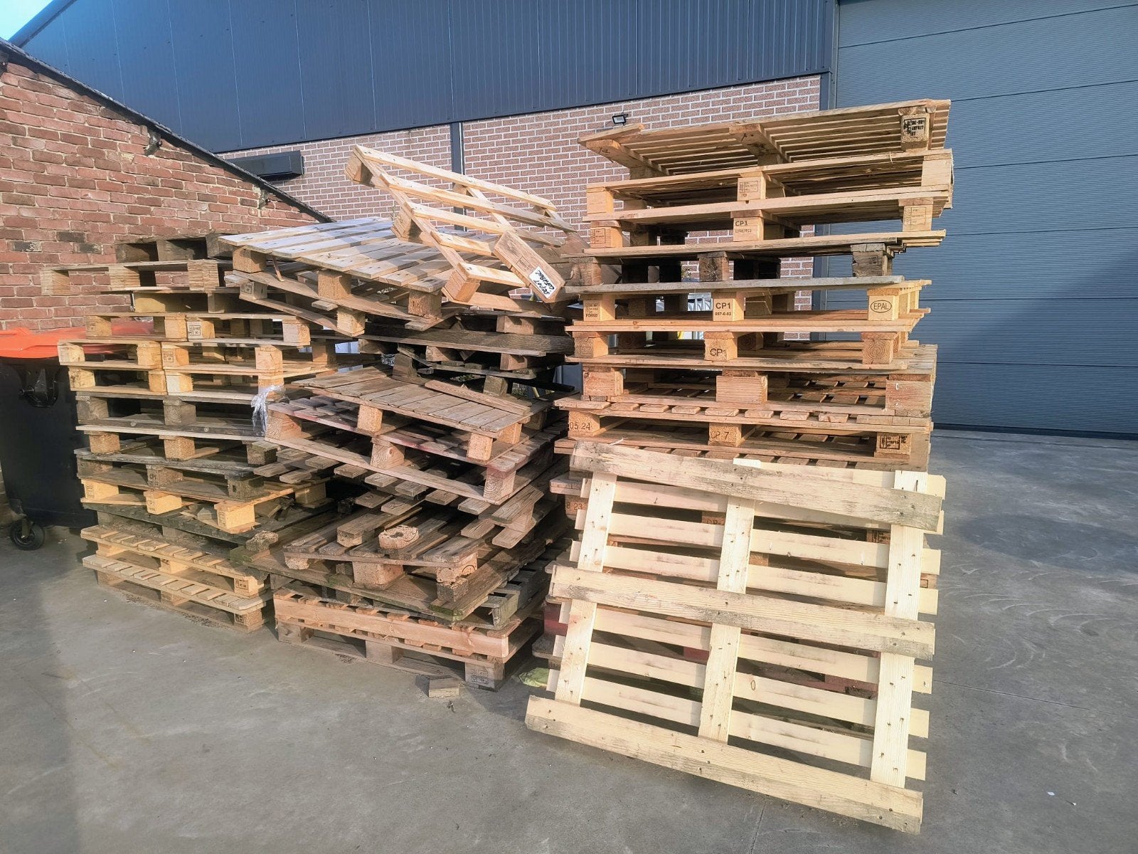 Partij Palletten, Doe-het-zelf en Bouw, Hout en Planken, Ophalen, Pallet
