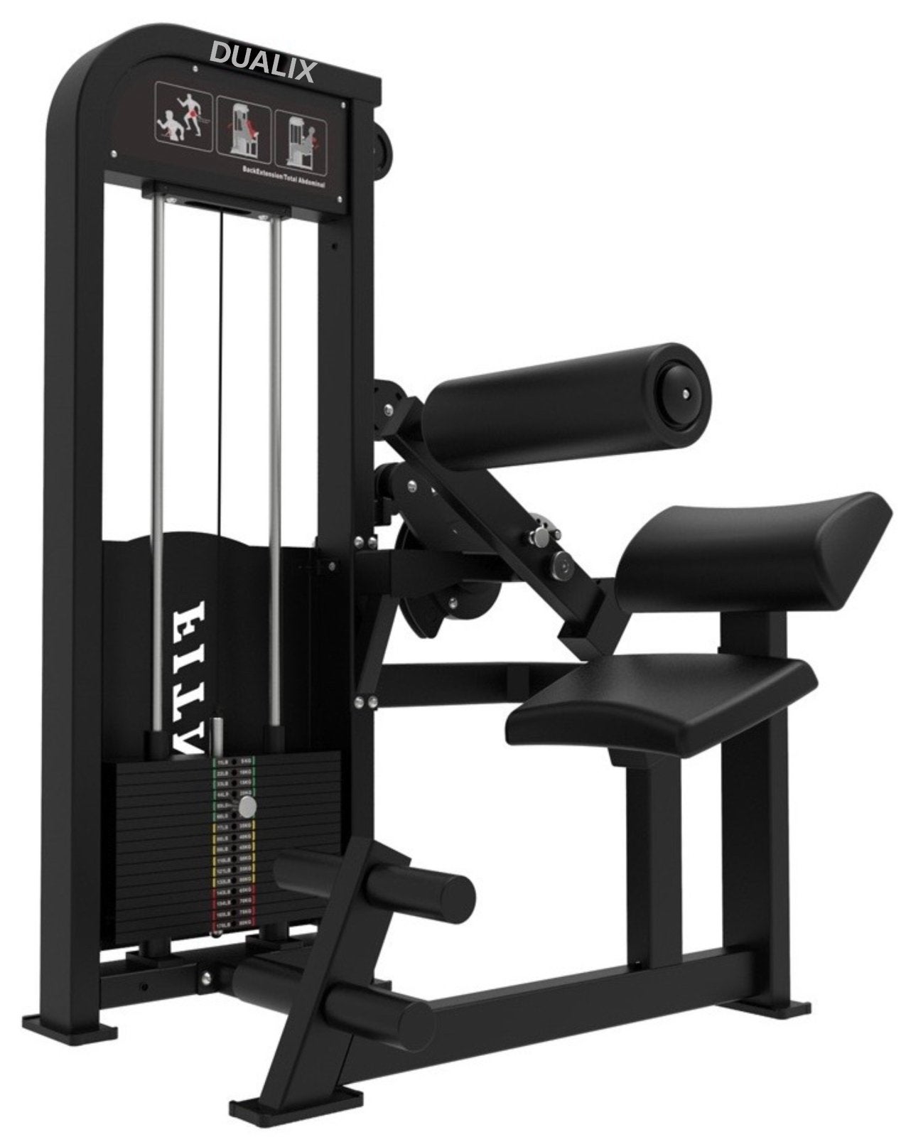 Dualix Titan Dual Abdominal en Lower Back 100 kg Buik Rug, Sport en Fitness, Ophalen of Verzenden, Nieuw, Buik