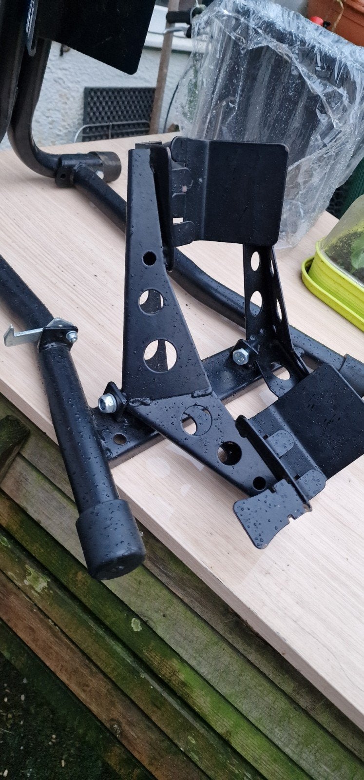 Inrijwielklem voor transport of garage, Motoren, Ophalen