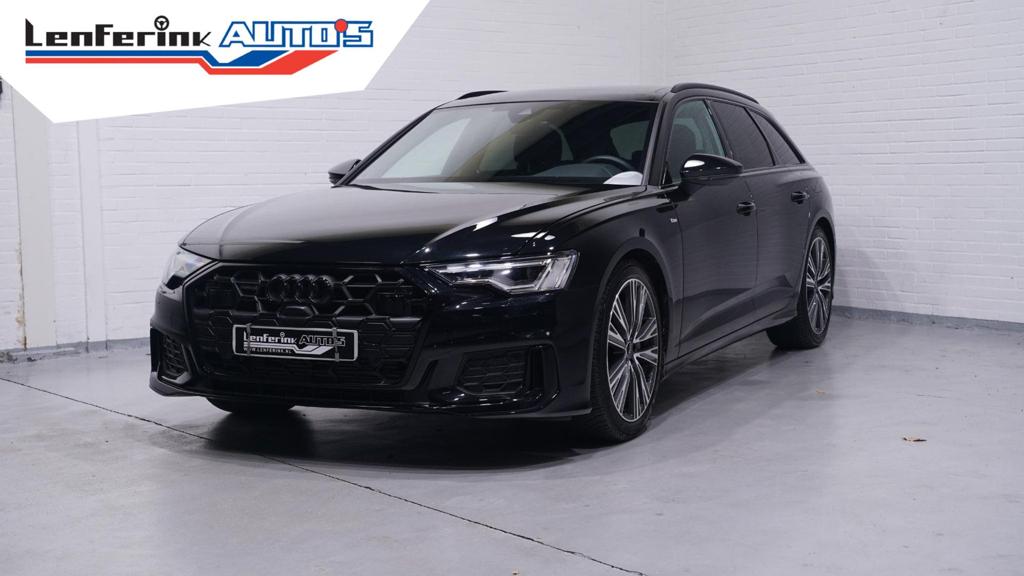 Audi A6 Avant 50 TFSI e 299 pk Quattro S Line Panodak, Trekh, Automaat, 35 g/km, Zwart, Bedrijf