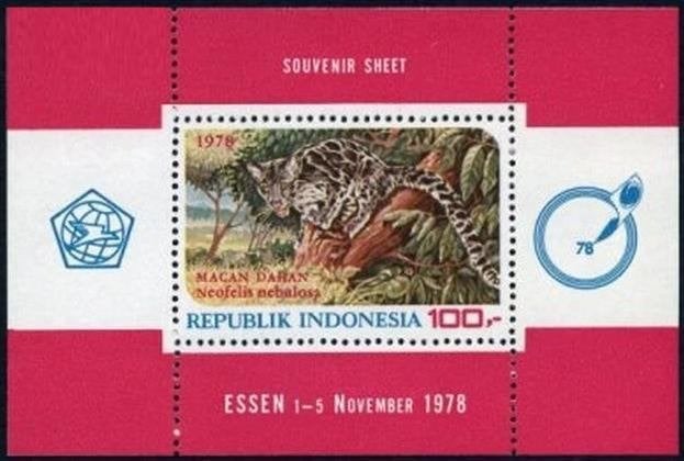 INDONESIË 1978 Dierenbescherming II Blokje, Michel: B-26, Po, Verzenden, Postfris, Dier of Natuur