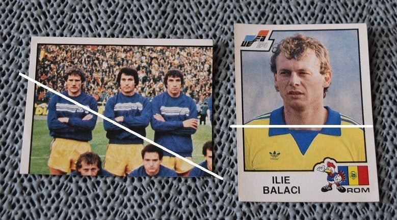 Panini / Euro 84 / Roemenië / 2 stickers, Verzamelen, Verzenden, Zo goed als nieuw, Poster, Plaatje of Sticker
