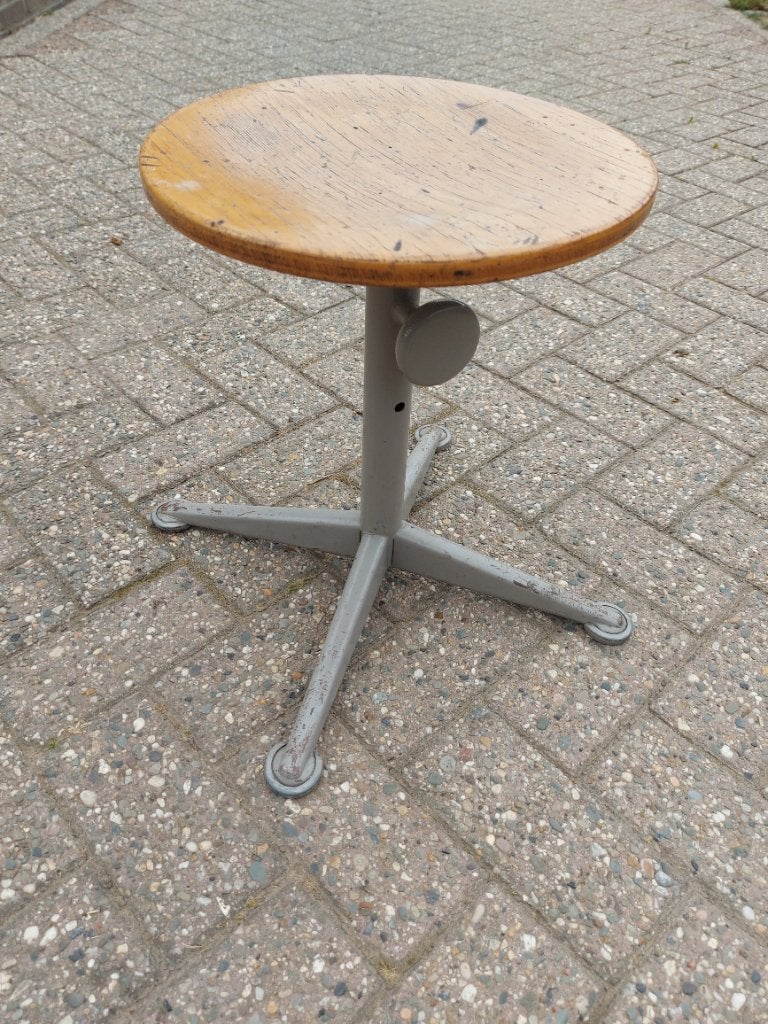 VINTAGE KRUK VAN FRISO KRAMER VOOR AHREND DE CIRKEL, 1960S, Enlèvement, Réglable en hauteur, Utilisé, Matériaux autres
