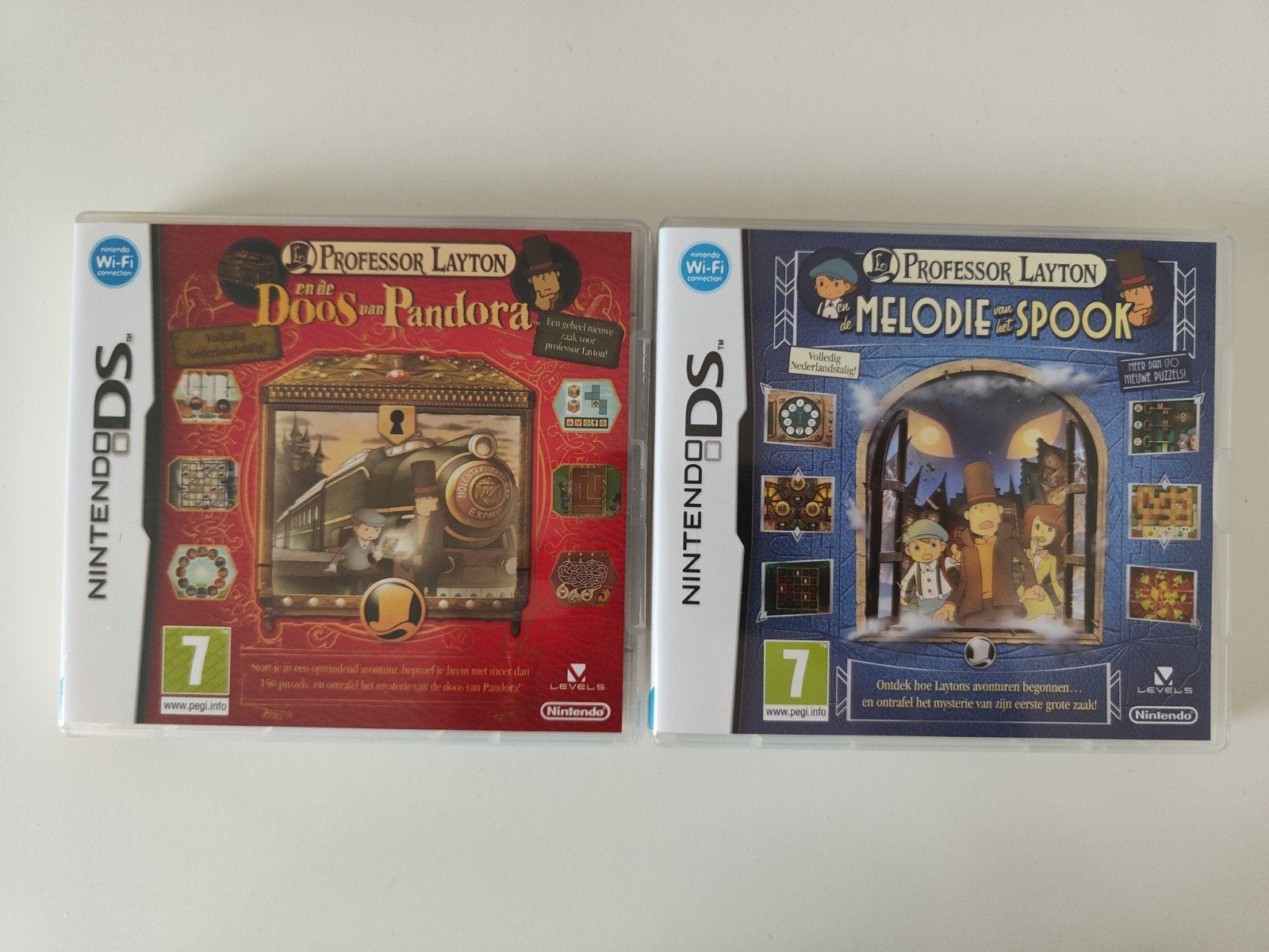 2 Nintendo DS Professor Layton-spellen, Games en Spelcomputers, Ophalen of Verzenden