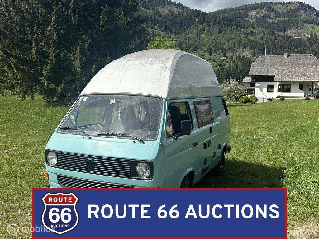 Volkswagen T3 Camper | 1981 | Route 66 Auctions, Autos, Oldtimers & Ancêtres, Achat, Entreprise, Autre carrosserie, Essence