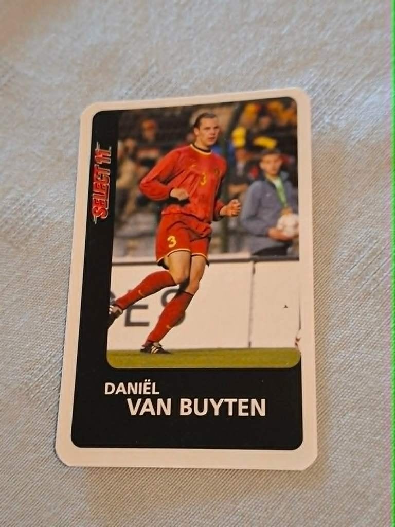 Voetbalkaart : Daniël Van Buyten / Rode Duivels, Verzamelen, Sportartikelen en Voetbal, Ophalen of Verzenden, Zo goed als nieuw