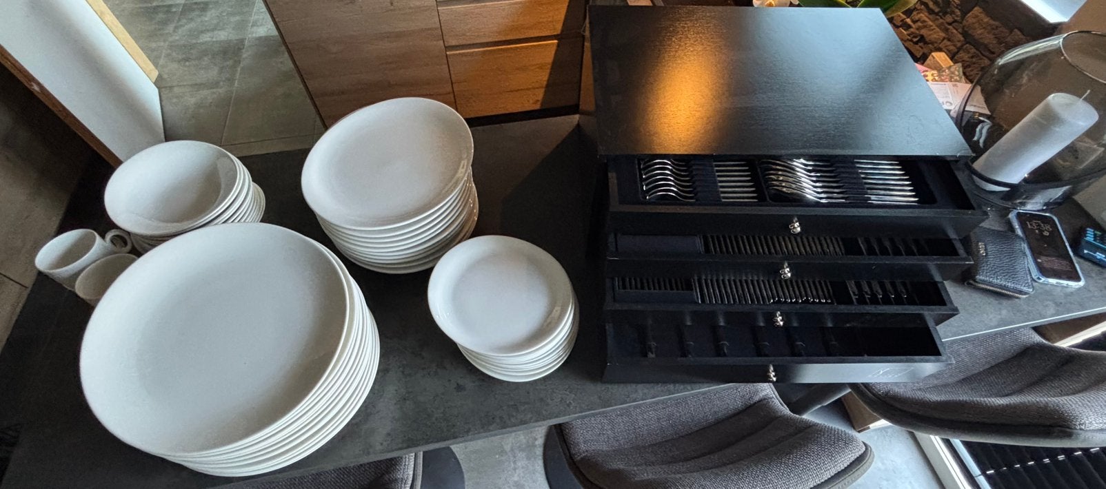 12-delig servies, Enlèvement, Comme neuf, Set de couverts
