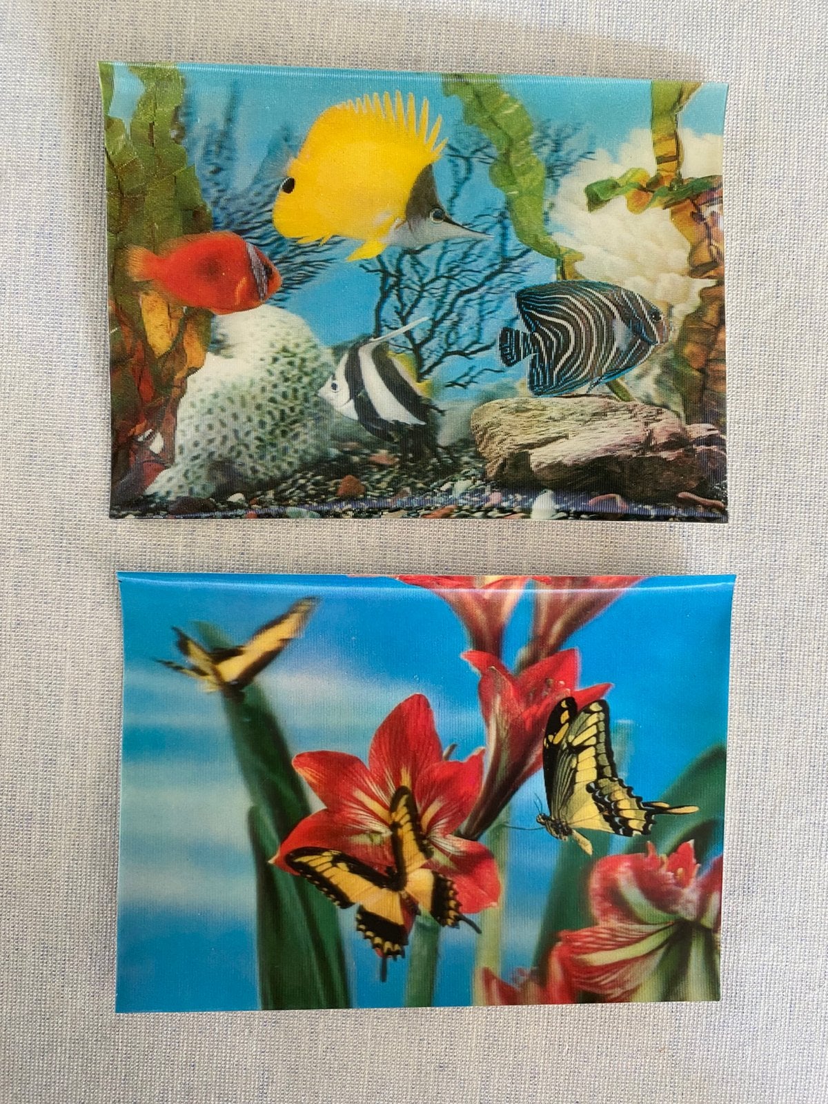 5 Vintage 3D postkaarten, Ophalen of Verzenden, 1960 tot 1980, Ongelopen