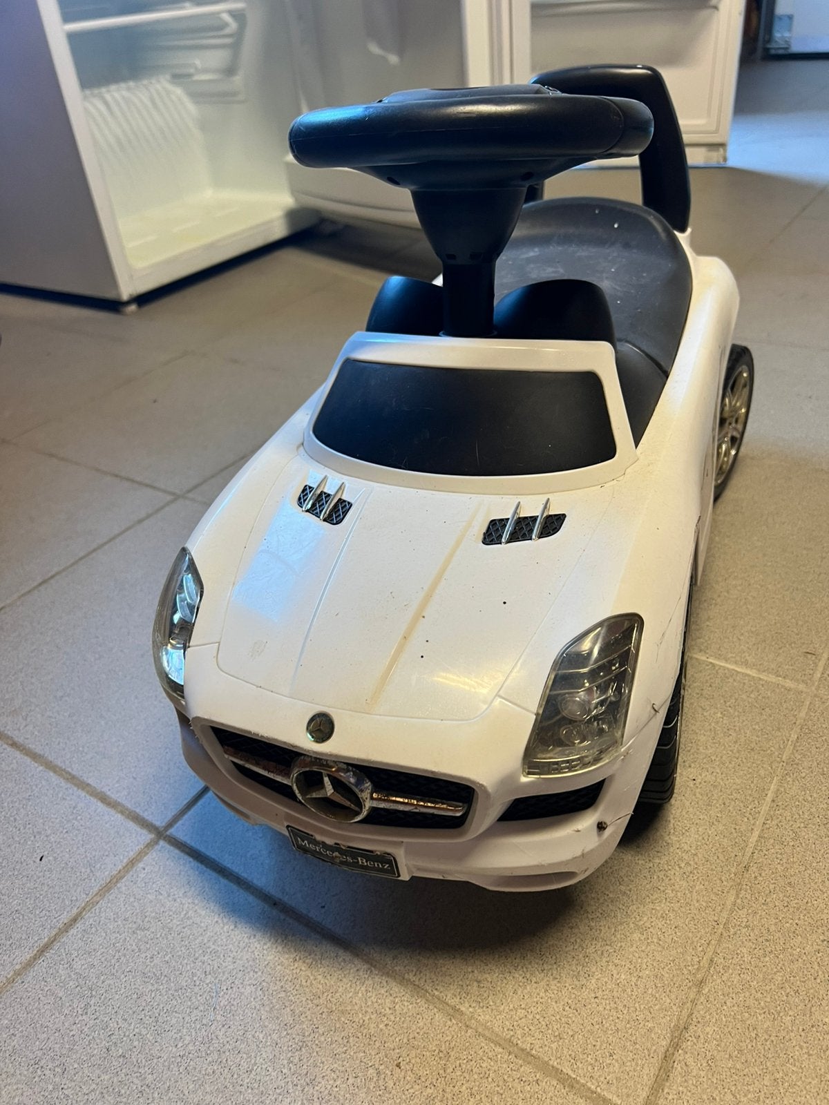 Loopauto mercedes, Ophalen, Zo goed als nieuw