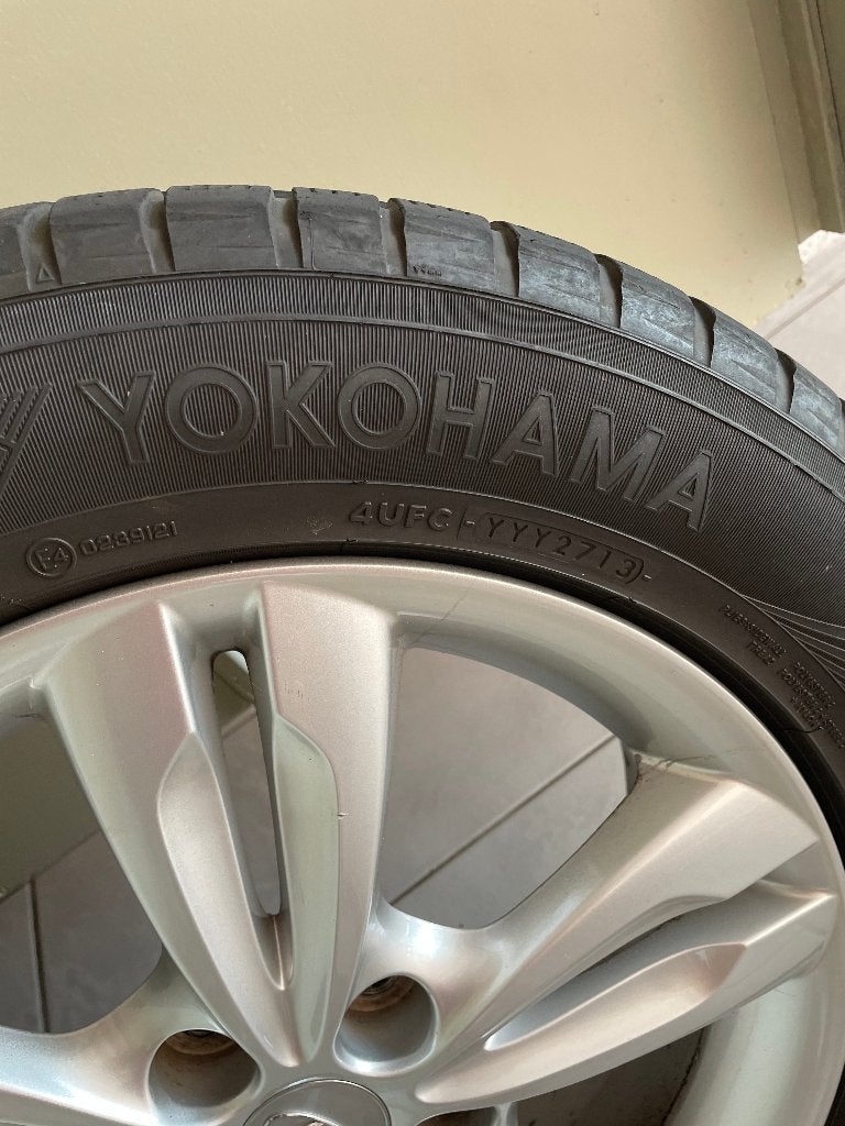 Winterbanden, Auto-onderdelen, Banden en Velgen, Ophalen, Gebruikt, Banden en Velgen, 17 inch