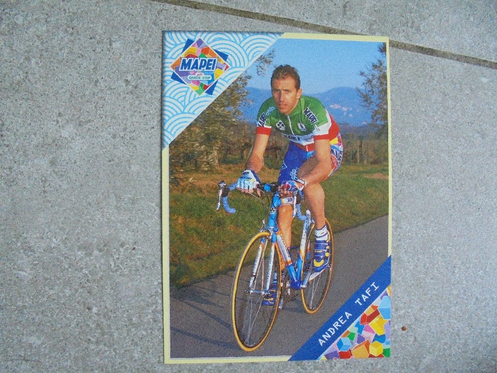 Wielerfoto Andrea Tafi, Verzenden