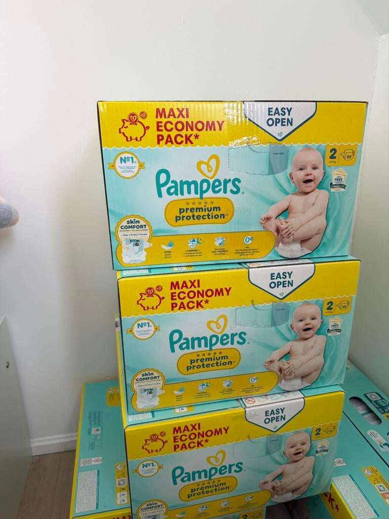 Pampers Premium Protect - Maxi Economy Pack (X3) - Taille 2, Enfants & Bébés, Neuf, Autres marques, Enlèvement, Autres types