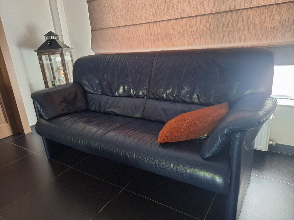 Lederen salon Jori 3 en 2 zit, Huis en Inrichting, Zetels | Zetels, Ophalen, Gebruikt, Leer