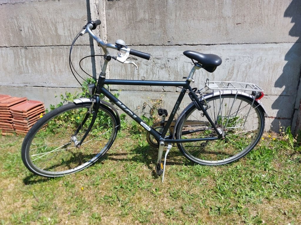 herenfiets maat 53 volledig in orde, Autres marques, Vitesses, Frein sur jante, Enlèvement