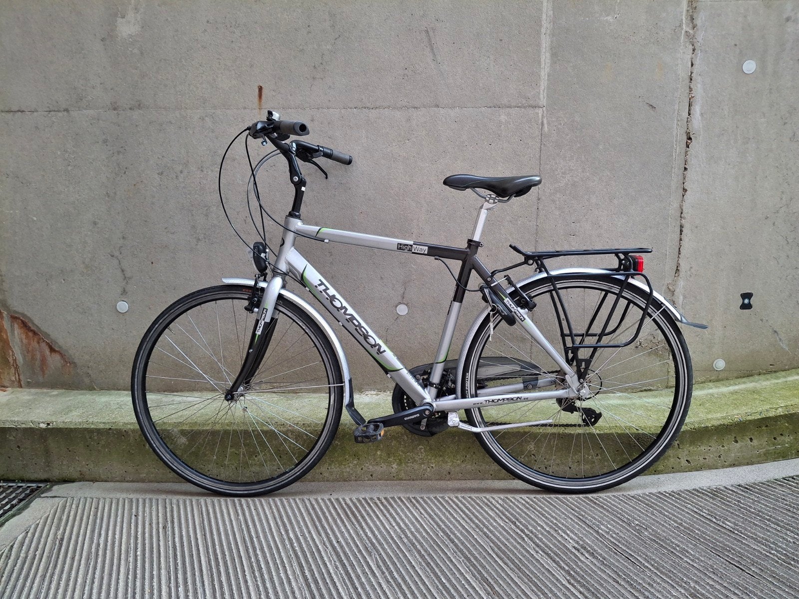 Herenfiets Thompson volledig in orde,  21 versnellingen, Ophalen