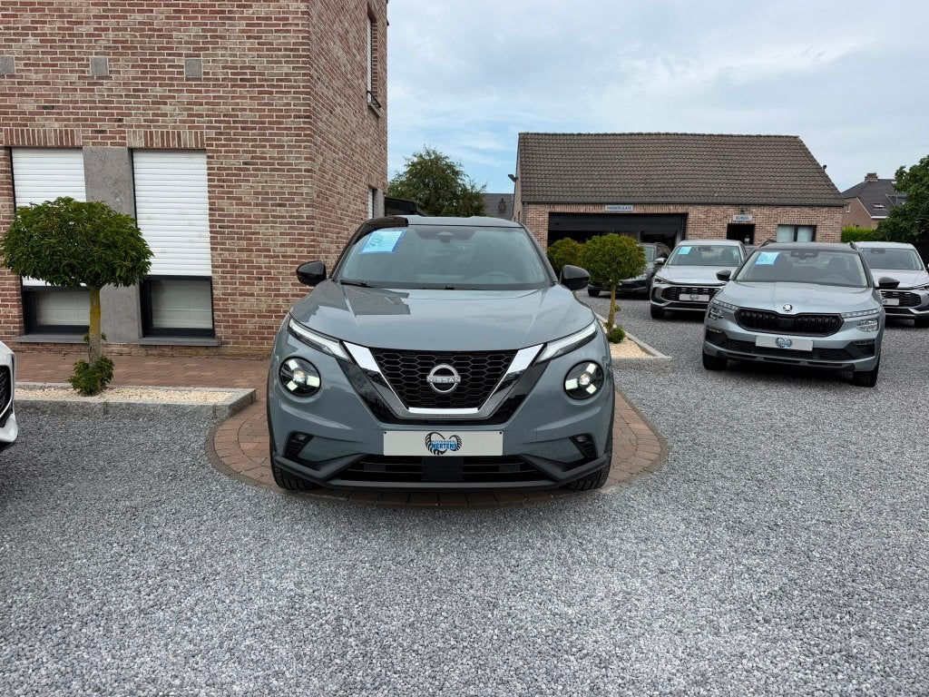 Nissan Juke 1.0 DIG-T DCT N-Connecta + COLD/PACK BI-TONE, Automaat, Leder en Stof, Bedrijf, 5 zetels