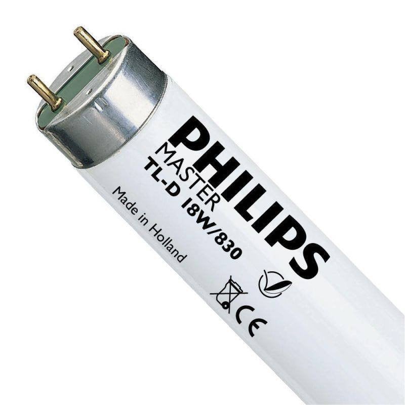 tl lampen 18w/830 -- 50 stuks, Autres culots, Enlèvement ou Envoi, 10 à 30 watts, Blanc chaud