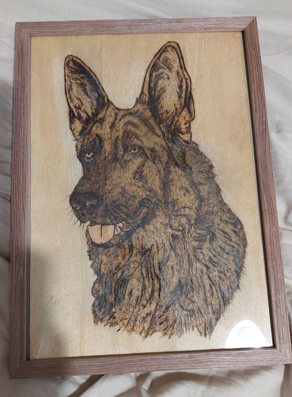 Pyrografie / eigen werk, Ophalen