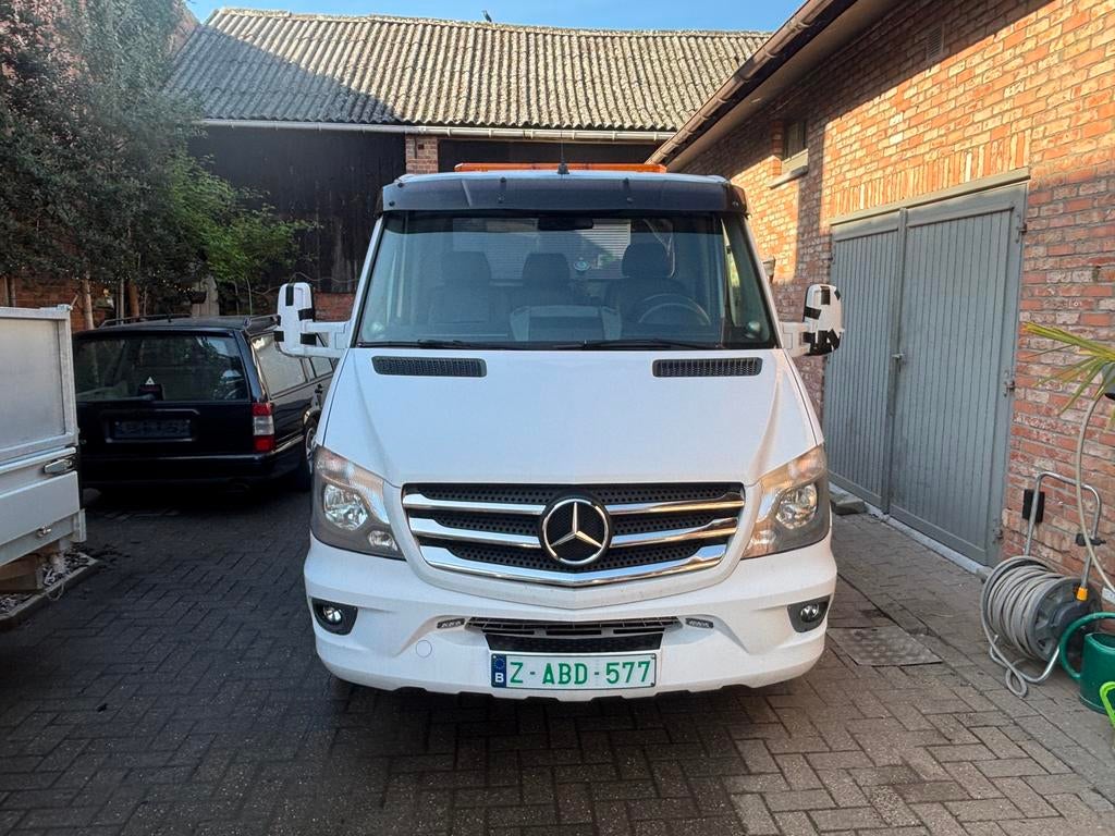 Mercedes Sprinter Takelwagen Automaat 3 liter Diesel Euro 6, Auto's, Bestelwagens en Lichte vracht, Navigatiesysteem, Bedrijf