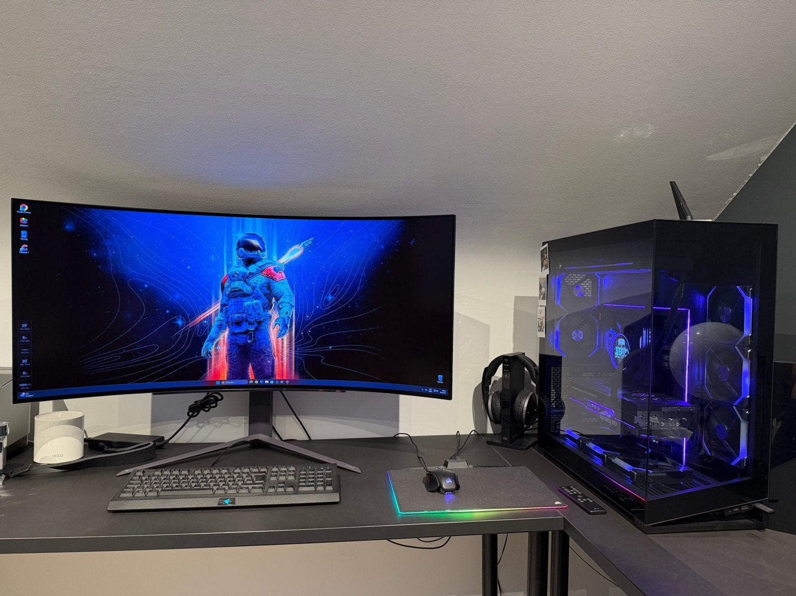 FULL SETUP GAMING HAUT DE GAMME RTX 4090 SUPRIM X + OLED 45”, Computers en Software, Ophalen, 32 GB, Zo goed als nieuw, Gaming