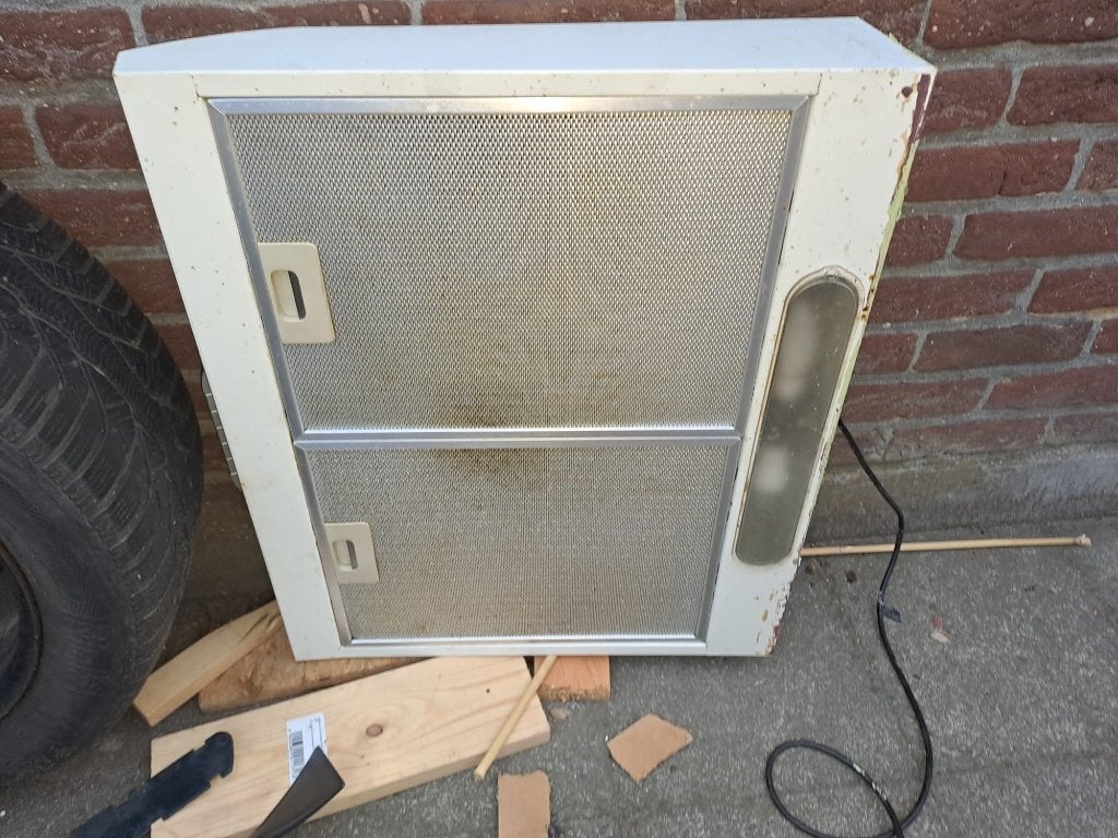 AEG Electrolux Afzuigkap (Onderbouw) - €55, Electroménager, Hottes, Utilisé, Encastré, Moteur, Enlèvement