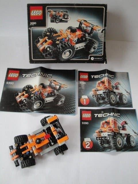 LEGO TECHNIC 9390 takelwagen - compleet - doos + instructies, Gebruikt, Lego, Ophalen of Verzenden, Compleet
