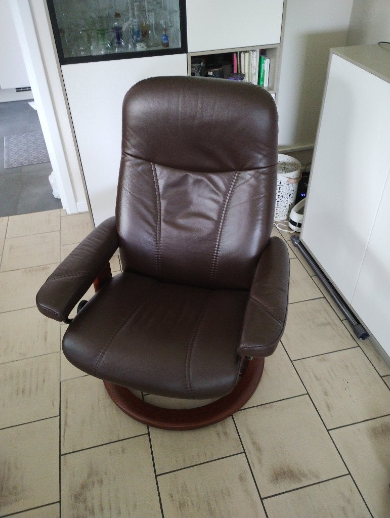 fauteuil stressless, Maison & Meubles, Fauteuils, Moins de 75 cm, Comme neuf, Enlèvement, Cuir