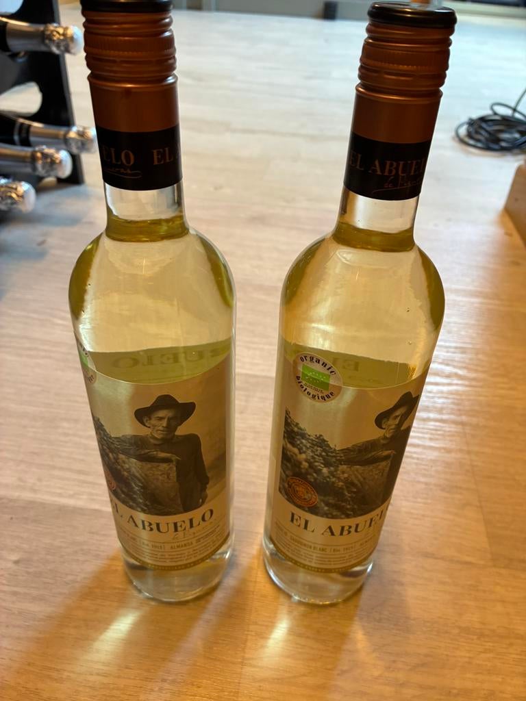 witte wijn el abuelo blanco 9 flessen, Collections, Vins, Enlèvement, Neuf, Vin blanc