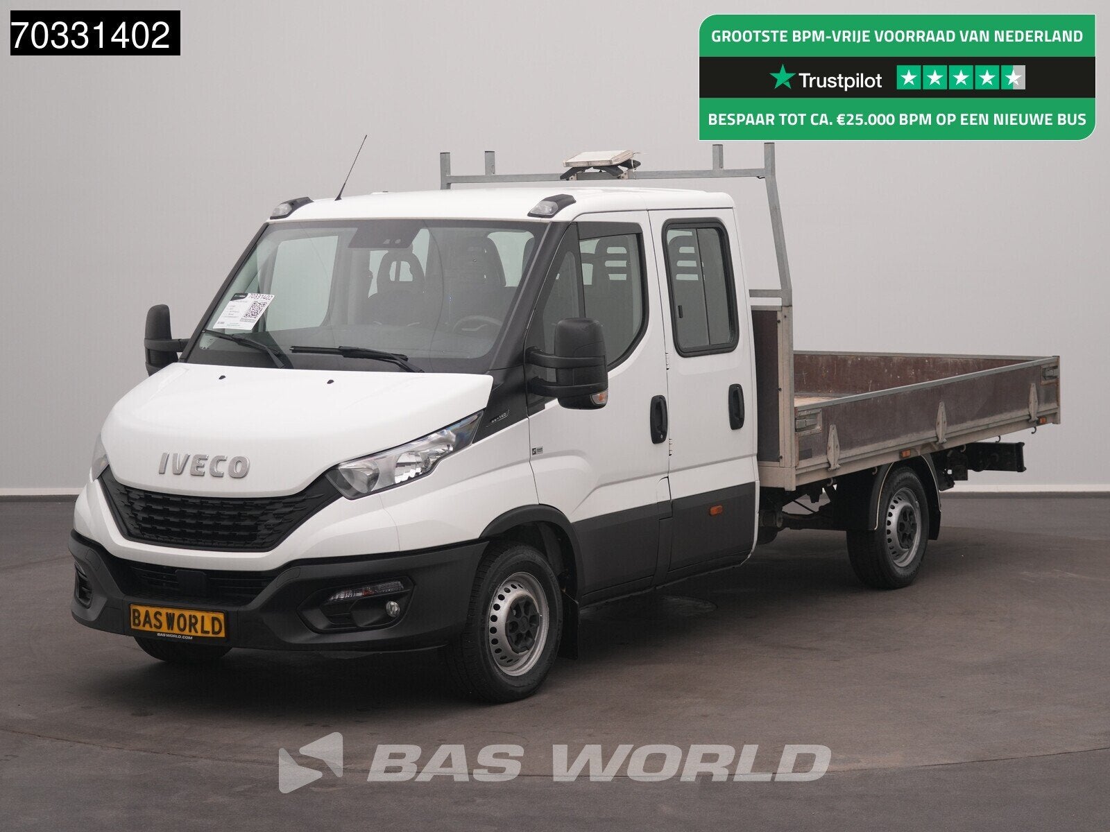 Iveco Daily 35S14 Open Laadbak 3,5t Trekhaak Airco Cruise Eu, Euro 6, Entreprise, Boîte manuelle, Diesel