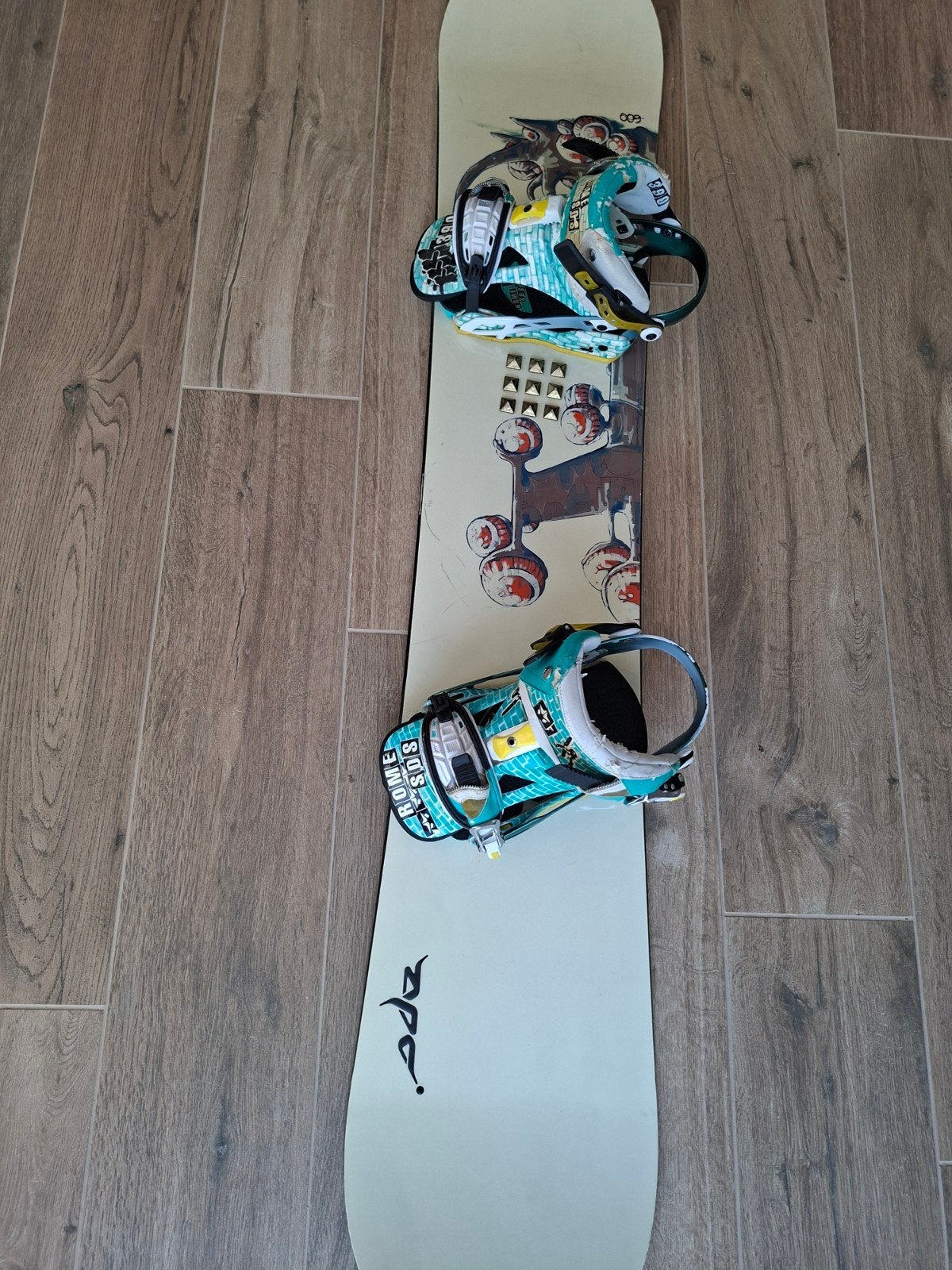 Snowboard met bindingen, Sport en Fitness, Ophalen, Gebruikt, Bindingen