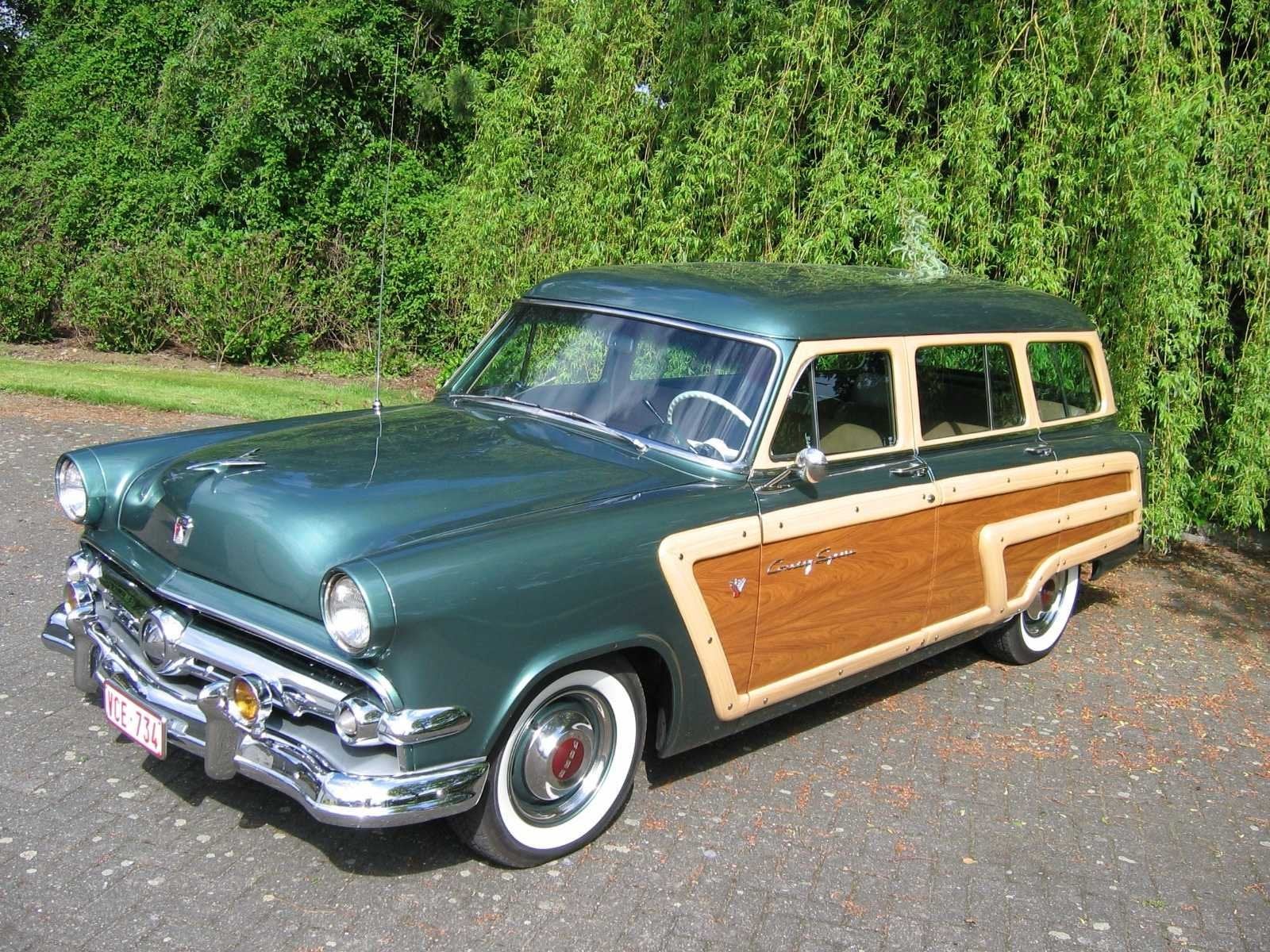 Ford Country Squire - 1954 - full-option Oldtimer, Auto's, Bedrijf, Overige carrosserie, Ford, Te koop