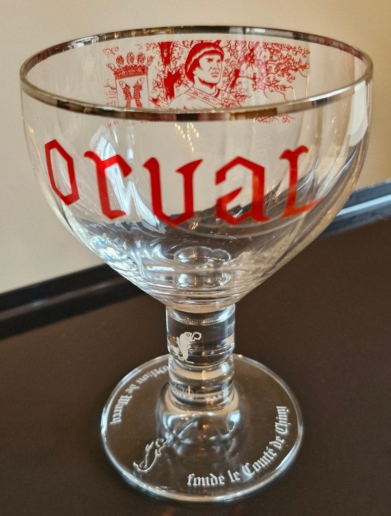 Orval - Saint-Servais - rouge/rood - 15cl (1), Ophalen of Verzenden, Zo goed als nieuw, Glas of Glazen, Overige merken