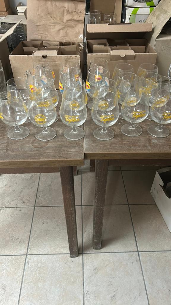Lot de 22 verres lipton, Collections, Enlèvement, Comme neuf