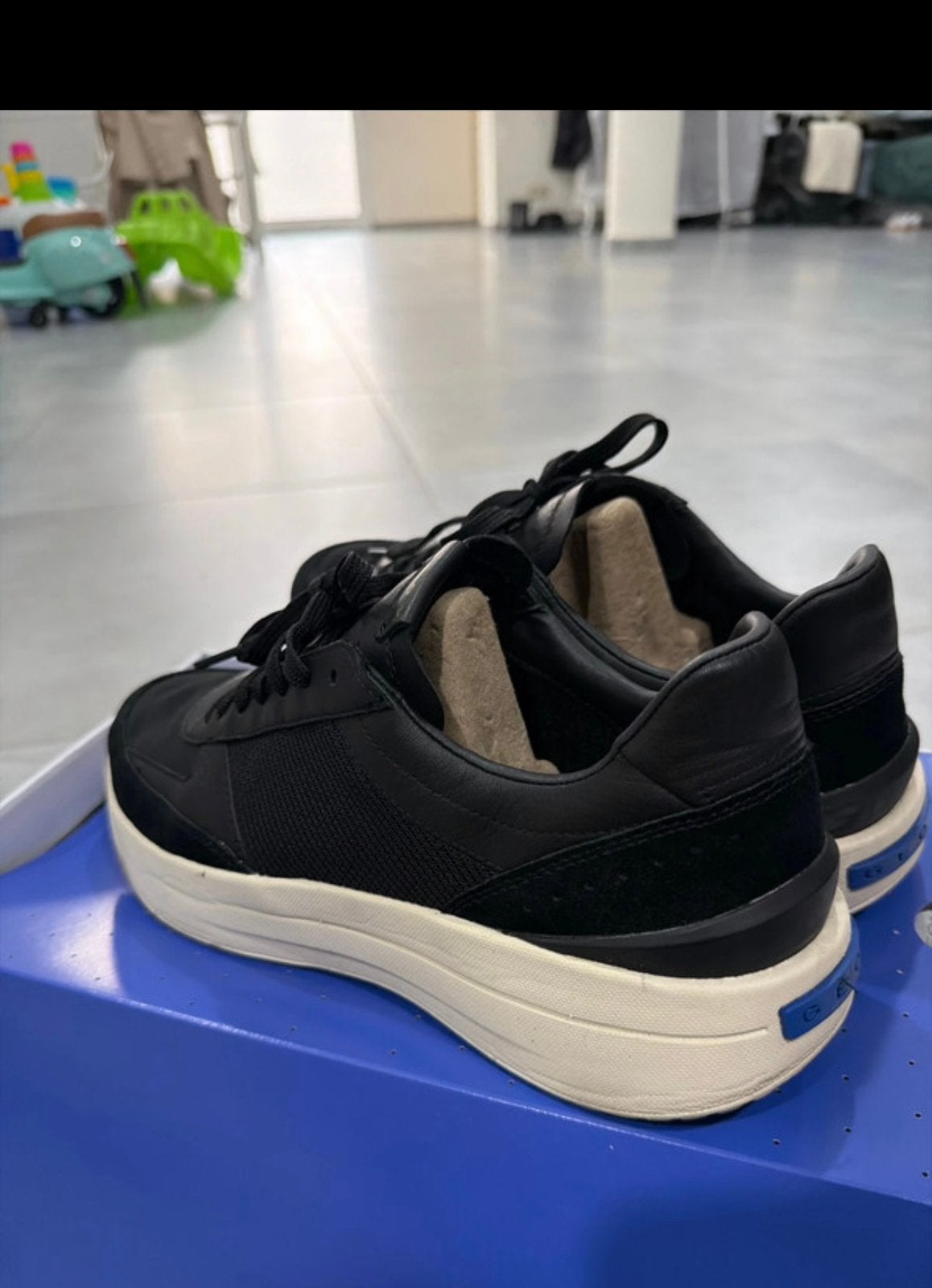 Geox utilisé 3 fois, Comme neuf, Enlèvement, Baskets, Noir