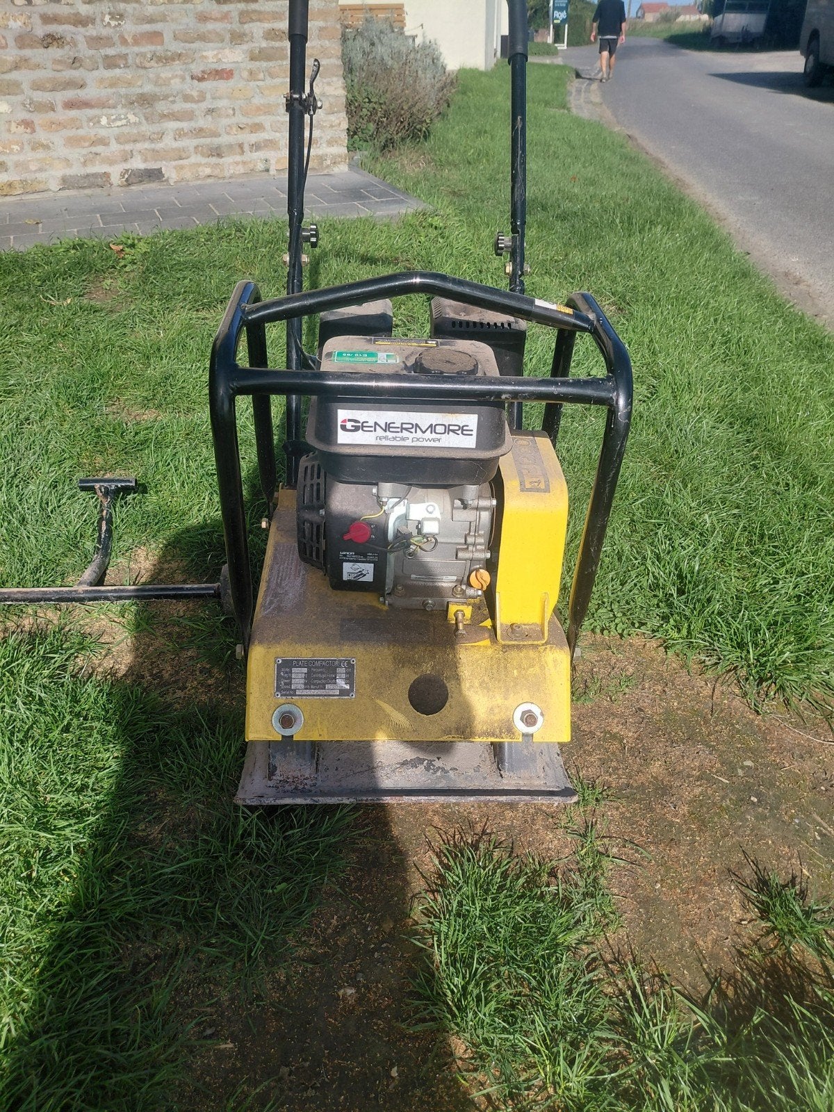 trilplaat 90kg, Ophalen