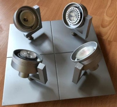 Delta Light SUNSET4 (plafonnier) (LED ou halogène), Moderne, GU5.3, Comme neuf, Enlèvement