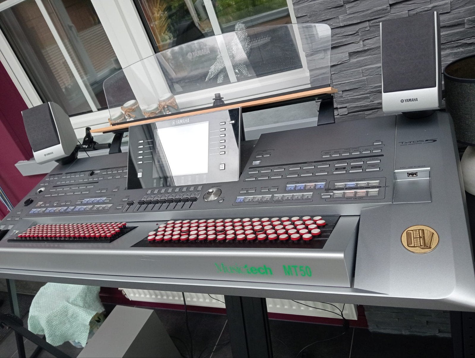 Yamaha tyros 5 clavier accordéon Do 2oudo3, Muziek en Instrumenten, Keyboards, Ophalen, Yamaha, Met standaard