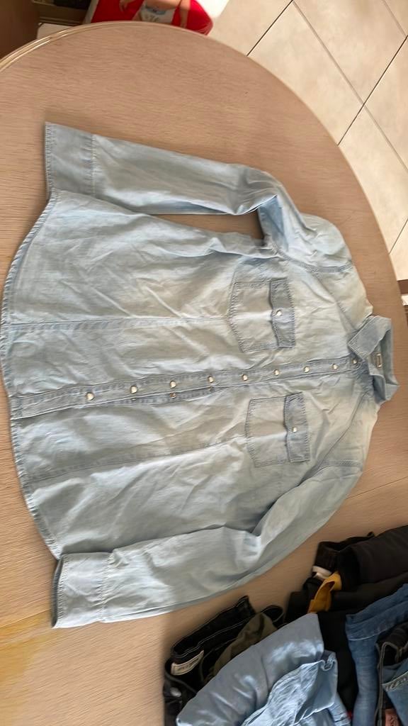 Shirt in jeansstijl voor dames, Kleding | Dames, Ophalen of Verzenden, Zo goed als nieuw, Maat 38/40 (M), Blauw