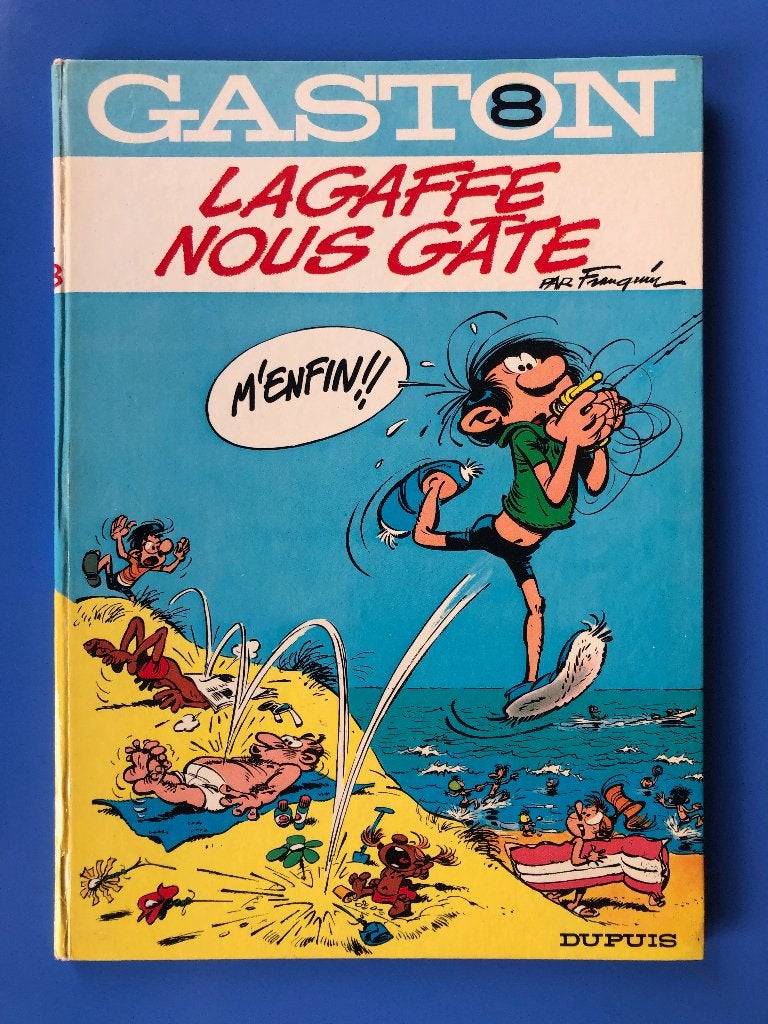 1970 Gaston 8 Lagaffe… ttbe - Franquin - dos rond Dupuis, Livres, Une BD, Enlèvement, Utilisé, Franquin