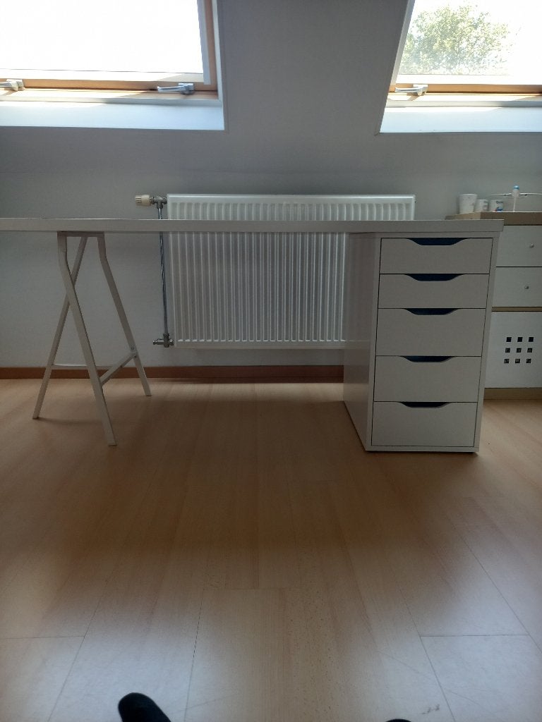 Bureau, Huis en Inrichting, Ophalen, 150 cm, Hout, Schoolbureau
