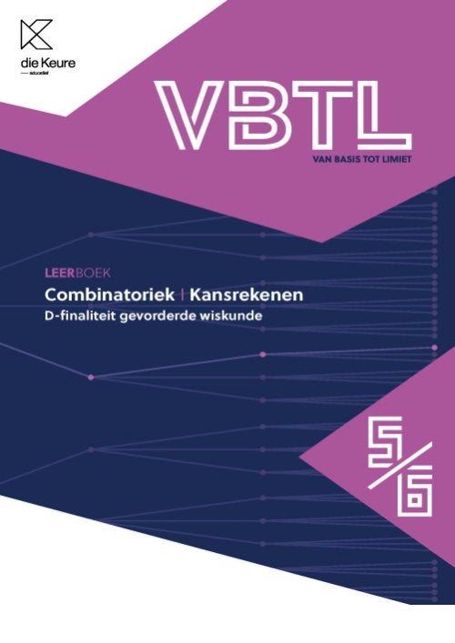 VBTL 5/6 – Combinatoriek & kansrekenen 9789048646524, Ophalen of Verzenden, Gelezen, ASO