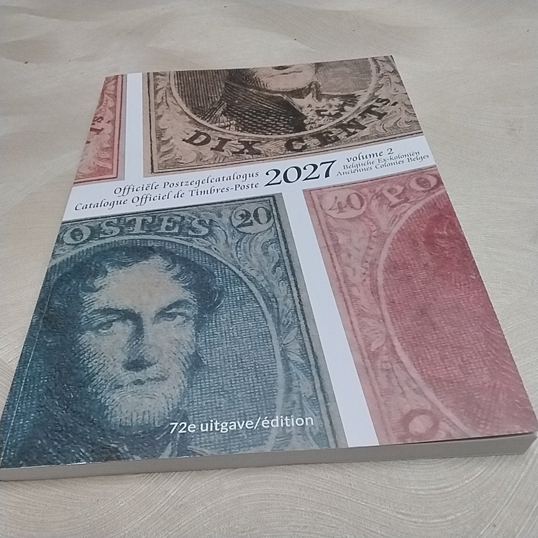 BELGIE  catalogus 2027 ex-koloniën nieuwste uitgave, Postzegels en Munten, Ophalen of Verzenden, Catalogus