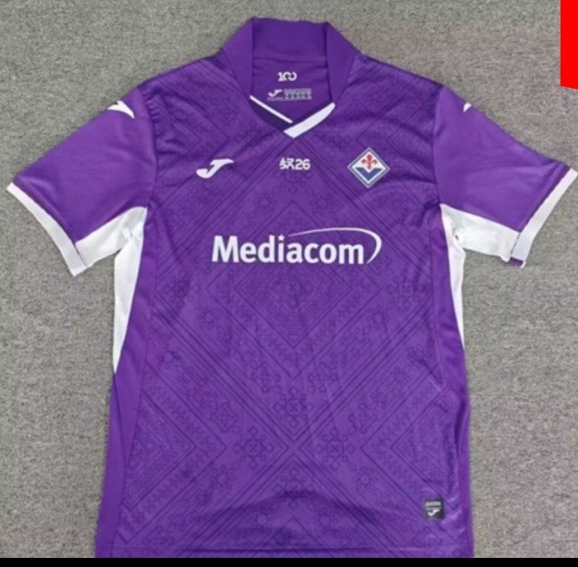 Fiorentina Voetbal Thuisshirt Origineel Nieuw 2026, Envoi