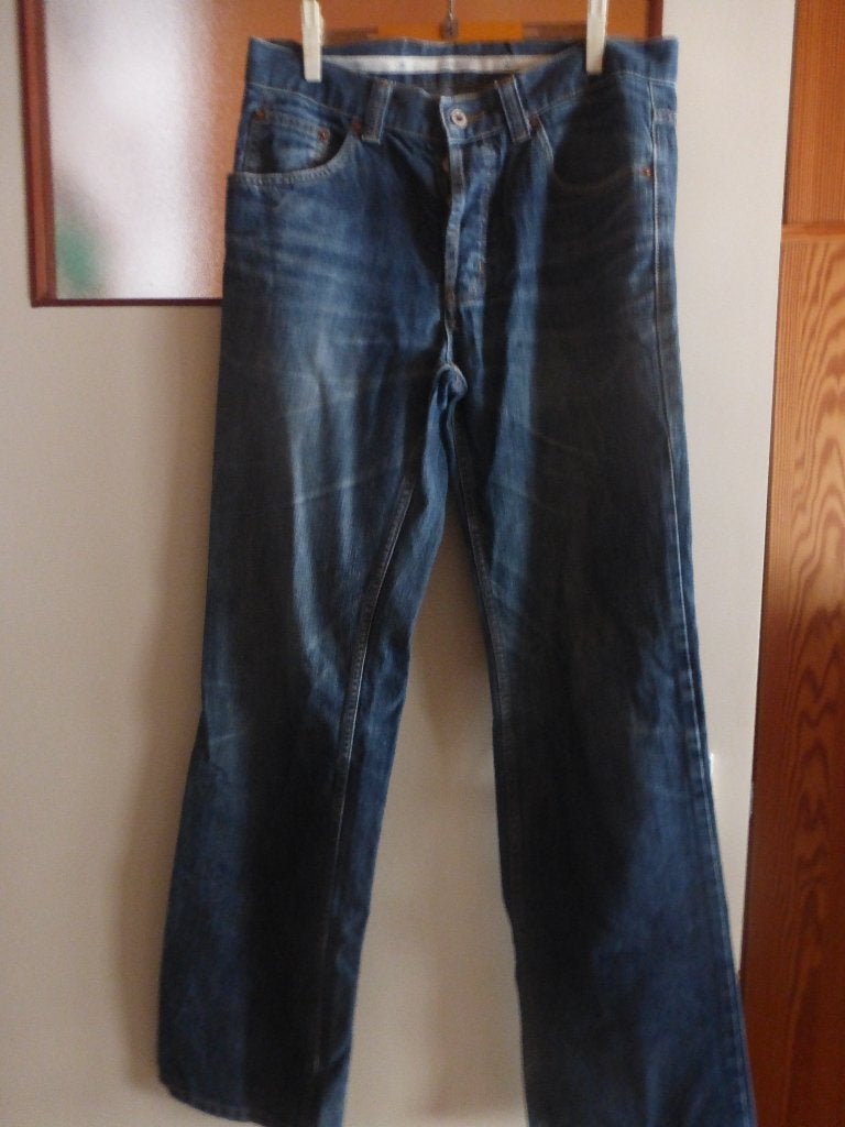 Jeans homme, bleu T: 30/32 € 12,00, Enlèvement ou Envoi, Comme neuf, Bleu, W32 (confection 46) ou plus petit