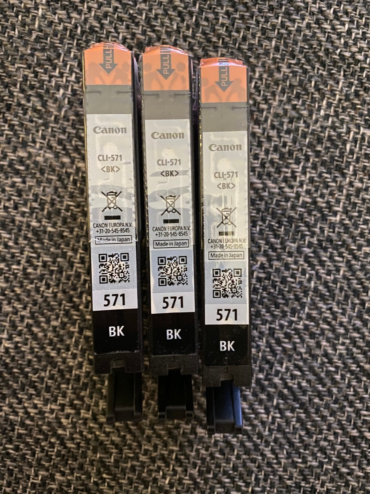 Canon inktpatronen zwart CLI-571BK, Enlèvement ou Envoi, Neuf