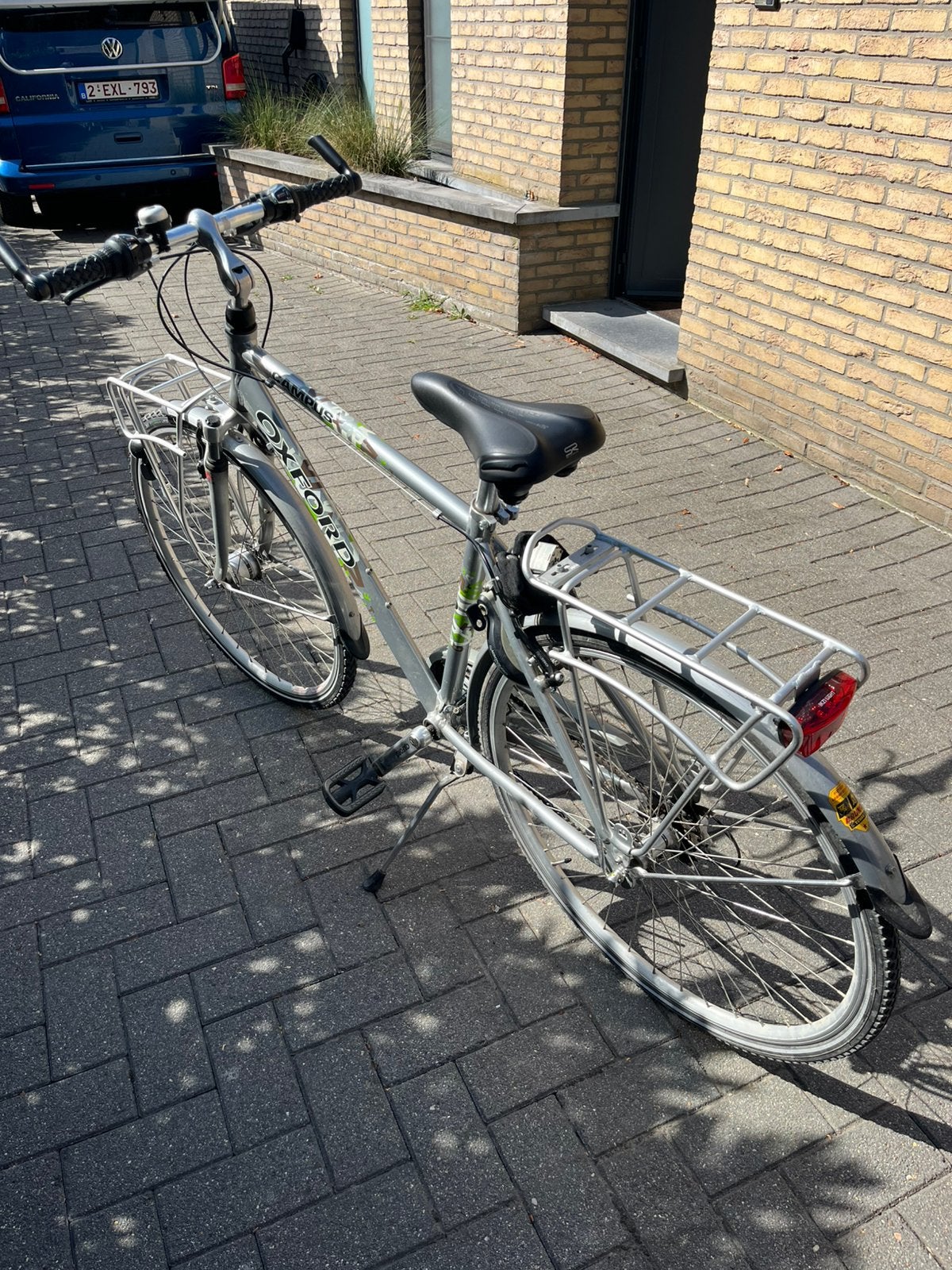 Stads- touringfiets maat medium, Fietsen en Brommers, Gebruikt, Velgrem, Versnellingen, 49 tot 53 cm