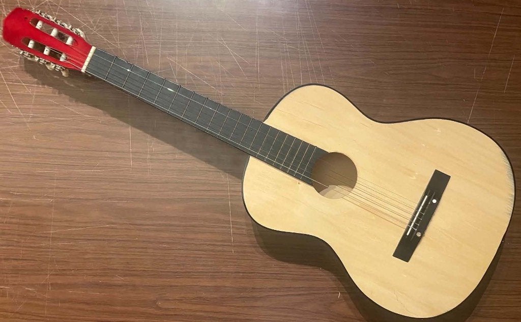 Guitare accoustique sans marque apparente, Enlèvement, Utilisé, Guitare classique ou espagnole