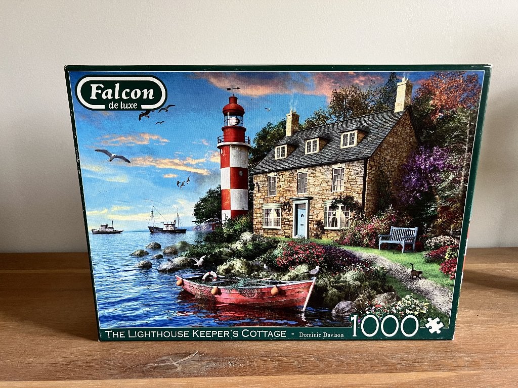 Puzzel Falcon - The lighthouse keeper's cottage, Ophalen of Verzenden, 500 t/m 1500 stukjes, Zo goed als nieuw, Legpuzzel