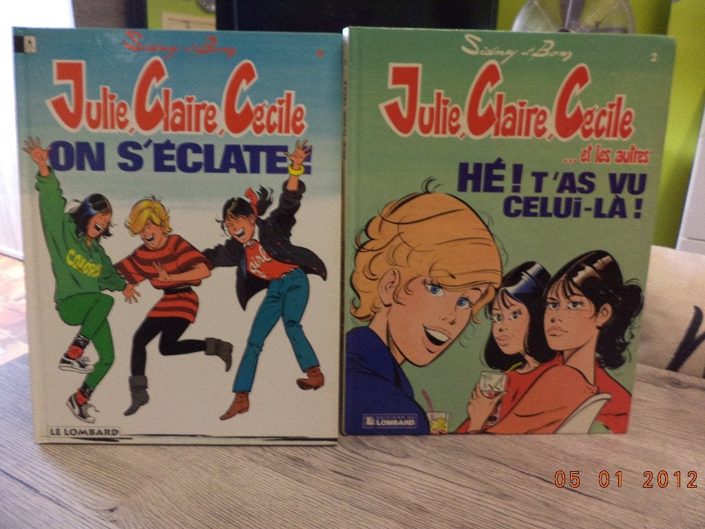 av 4 bd julie claire cecile pour 6.00 euro, Livres, Plusieurs BD, Enlèvement ou Envoi, Comme neuf